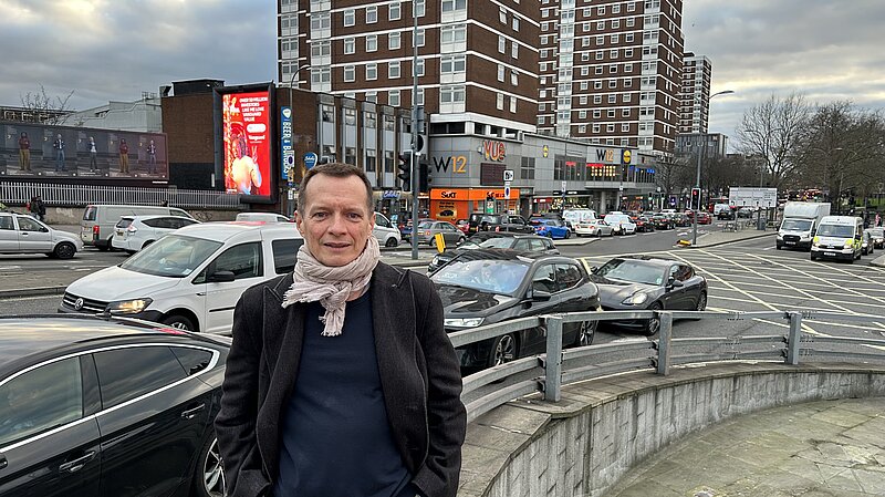 Christophe at Holland Park Roundabout